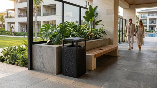 Best Outdoor Trash Cans for Large Hotels &amp; Resorts - CrazyAnt