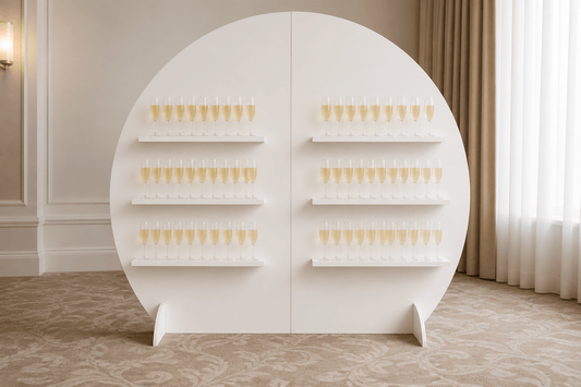 Champagne Wall Glassware: 7 Fit & Spacing Checks - CrazyAnt