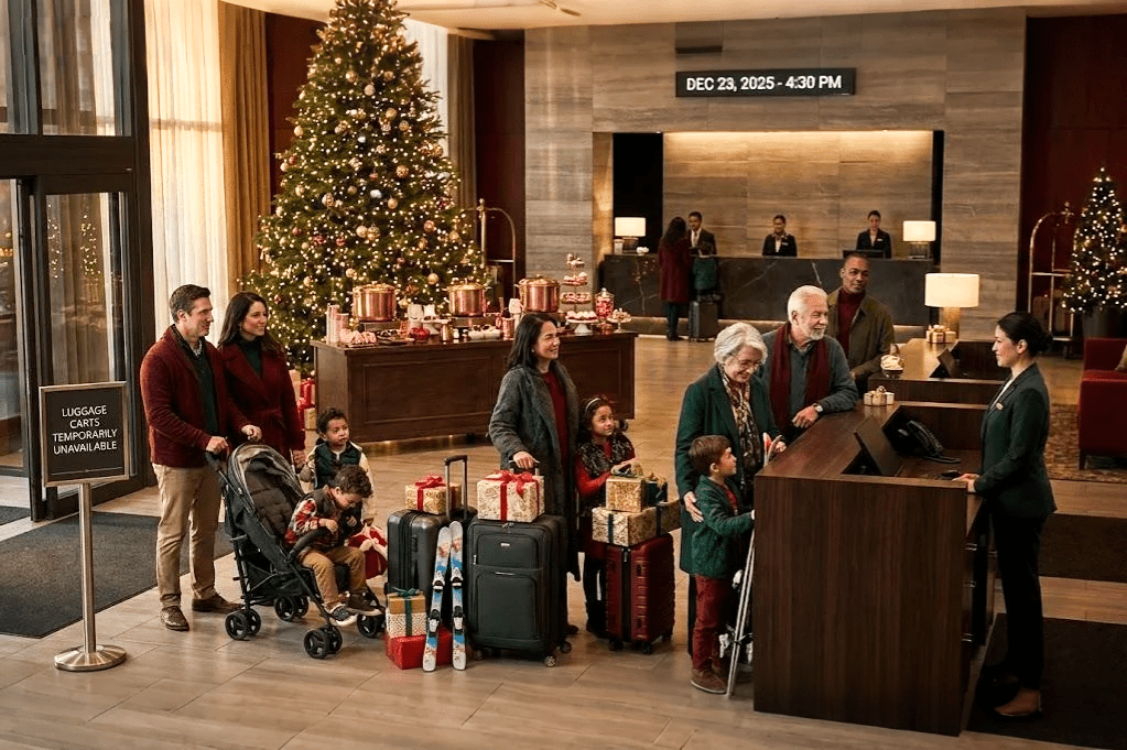 Christmas 2025: Why Luggage Cart Flow Can Make or Break Your Hotel Operations - CrazyAnt