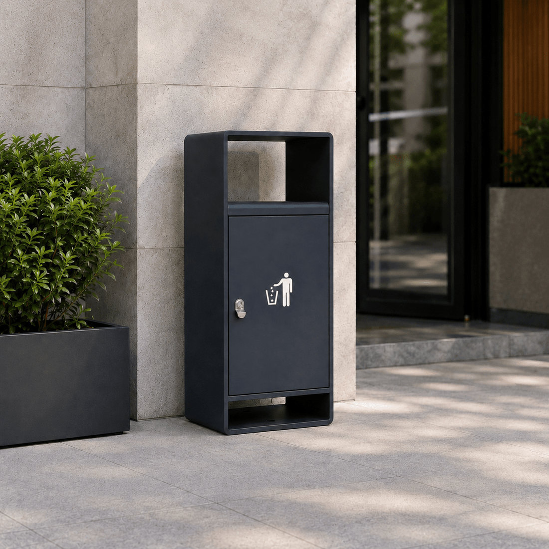 Commercial Outdoor Trash Can: 6 Small-Space Wins - CrazyAnt