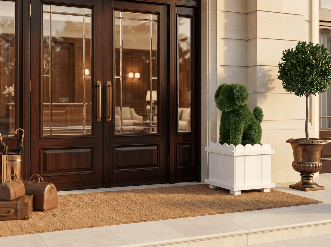 Dog Topiary Planter: 6 Size Rules - CrazyAnt