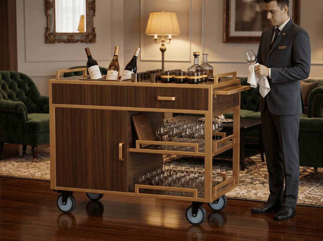 Hotel Bar Cart Etiquette: 6 Pro Rules - CrazyAnt