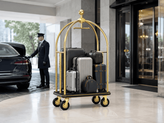 Hotel Bellman Cart: 6 Curbside Service Wins - CrazyAnt