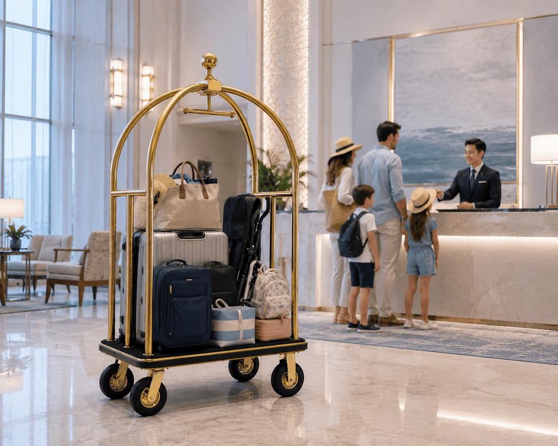 Hotel Bellman Cart: 6 Family Check-In Wins - CrazyAnt