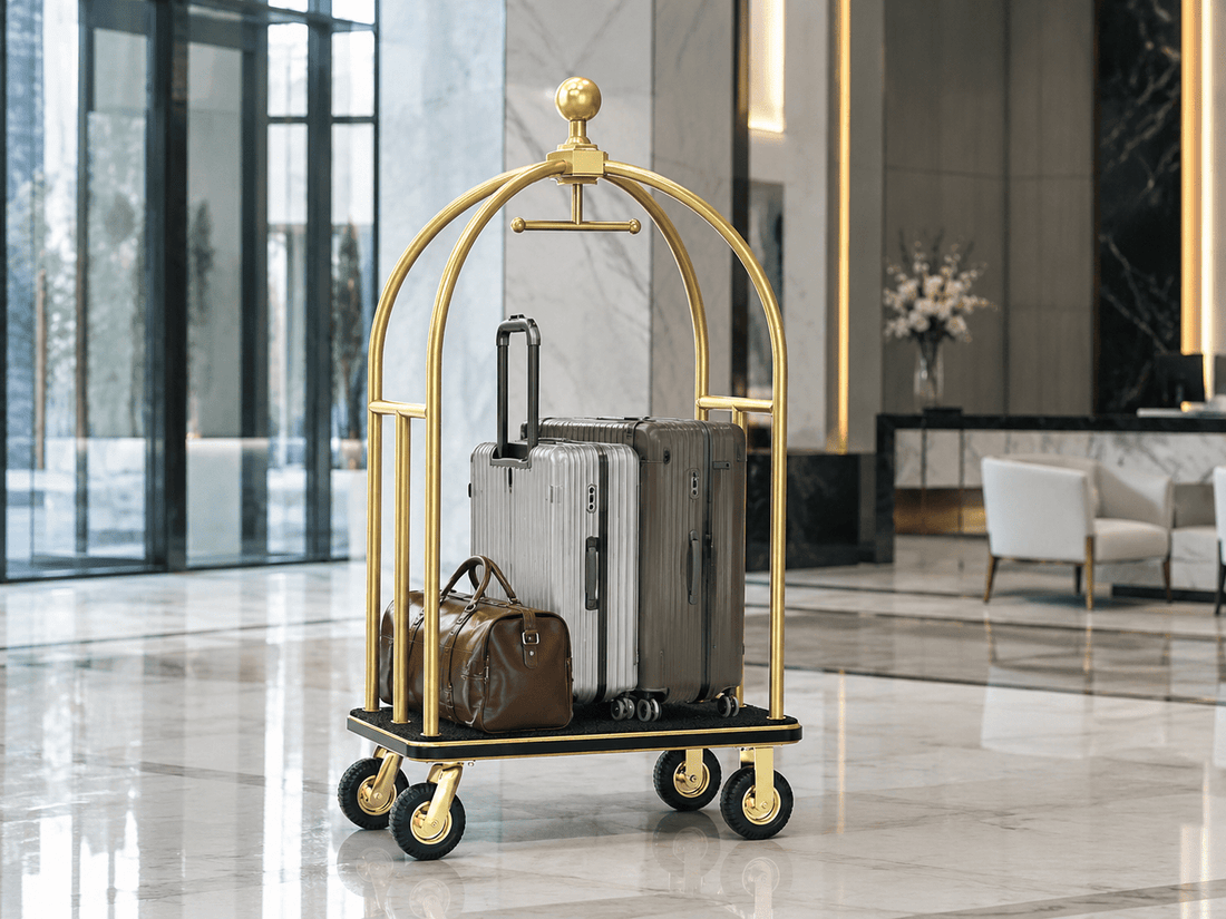Hotel Bellman Cart: 6 Heavy-Load Arrival Wins - CrazyAnt