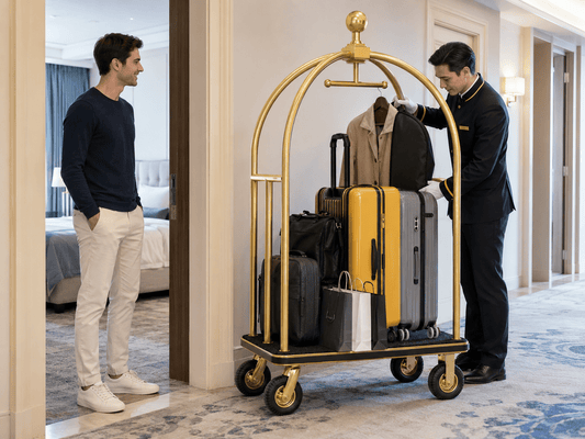 Hotel Bellman Cart: 6 Room Change Wins - CrazyAnt