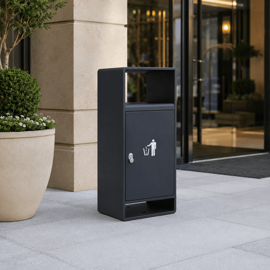Lockable Outdoor Trash Can: 6 Access Checks - CrazyAnt