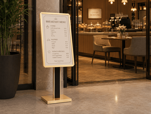 Menu Stand Placement: 7 Smart Rules - CrazyAnt