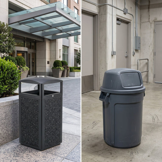 Metal vs Plastic Trash Can: Which Wins Outdoors? - CrazyAnt