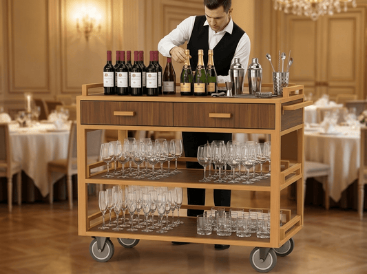 Open Shelf Wine Cart: 6 Breakage-Safe Checks - CrazyAnt