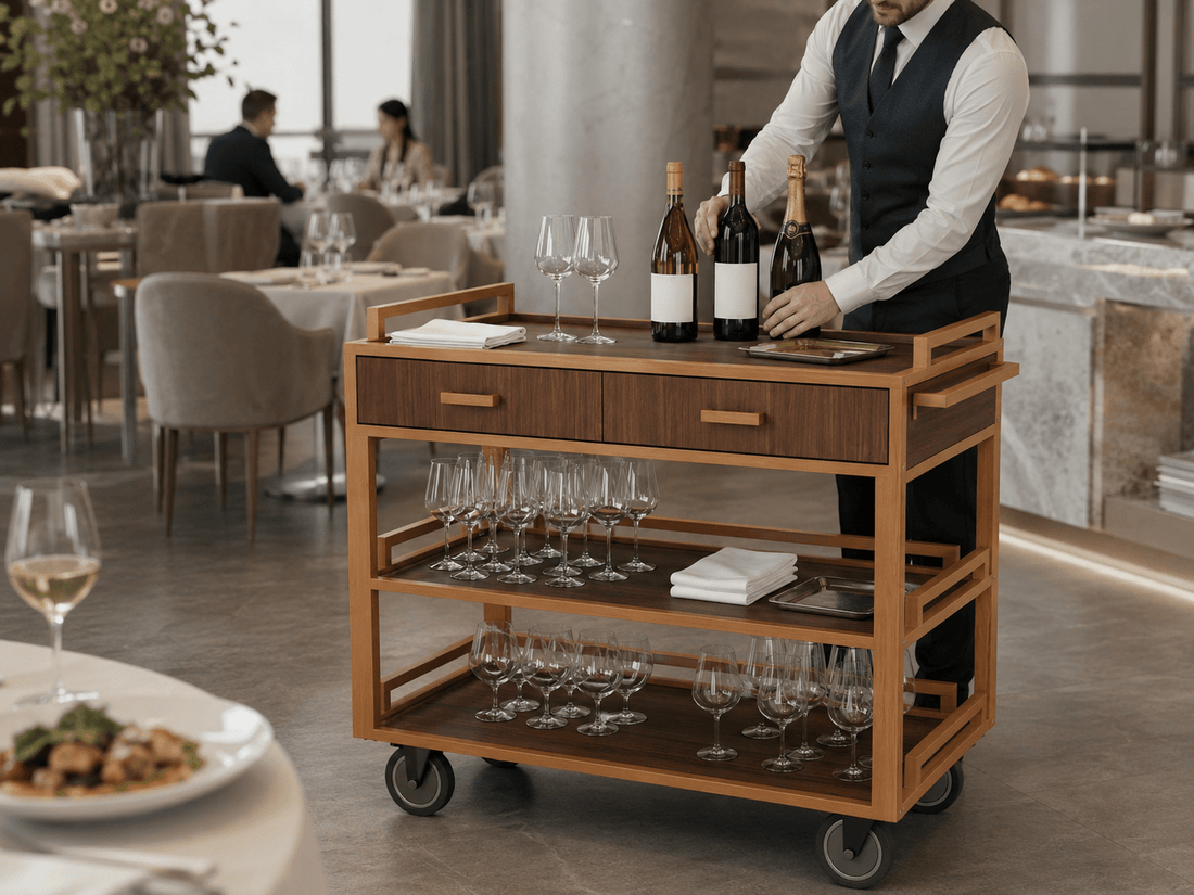 Open Shelf Wine Cart: 6 Menu-Pairing Wins - CrazyAnt