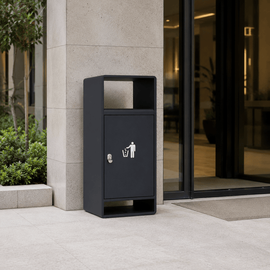Outdoor Metal Trash Can: 6 Built-In Wins - CrazyAnt