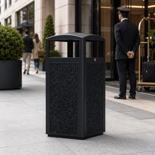 Outdoor Metal Trash Can: 6 Lockable Wins - CrazyAnt