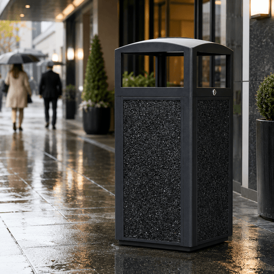 Outdoor Metal Trash Can: 6 Rain-Ready Wins - CrazyAnt
