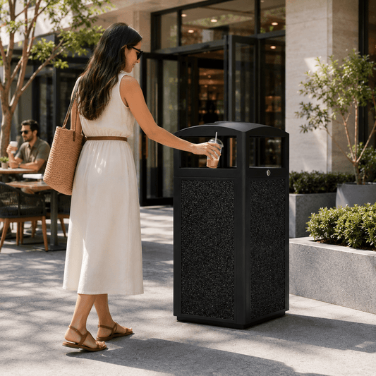 Outdoor Metal Trash Can: 6 Sticky-Mess Wins - CrazyAnt