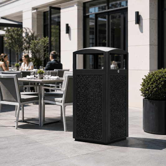 Outdoor Trash Can: 6 Patio Dining Wins - CrazyAnt