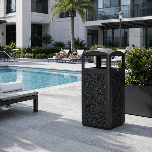Outdoor Trash Can: 6 Poolside Clean Wins - CrazyAnt
