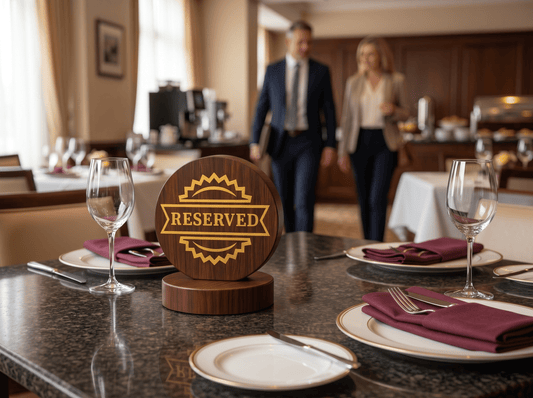 Reserved Table Signs: 5 Service Wins - CrazyAnt