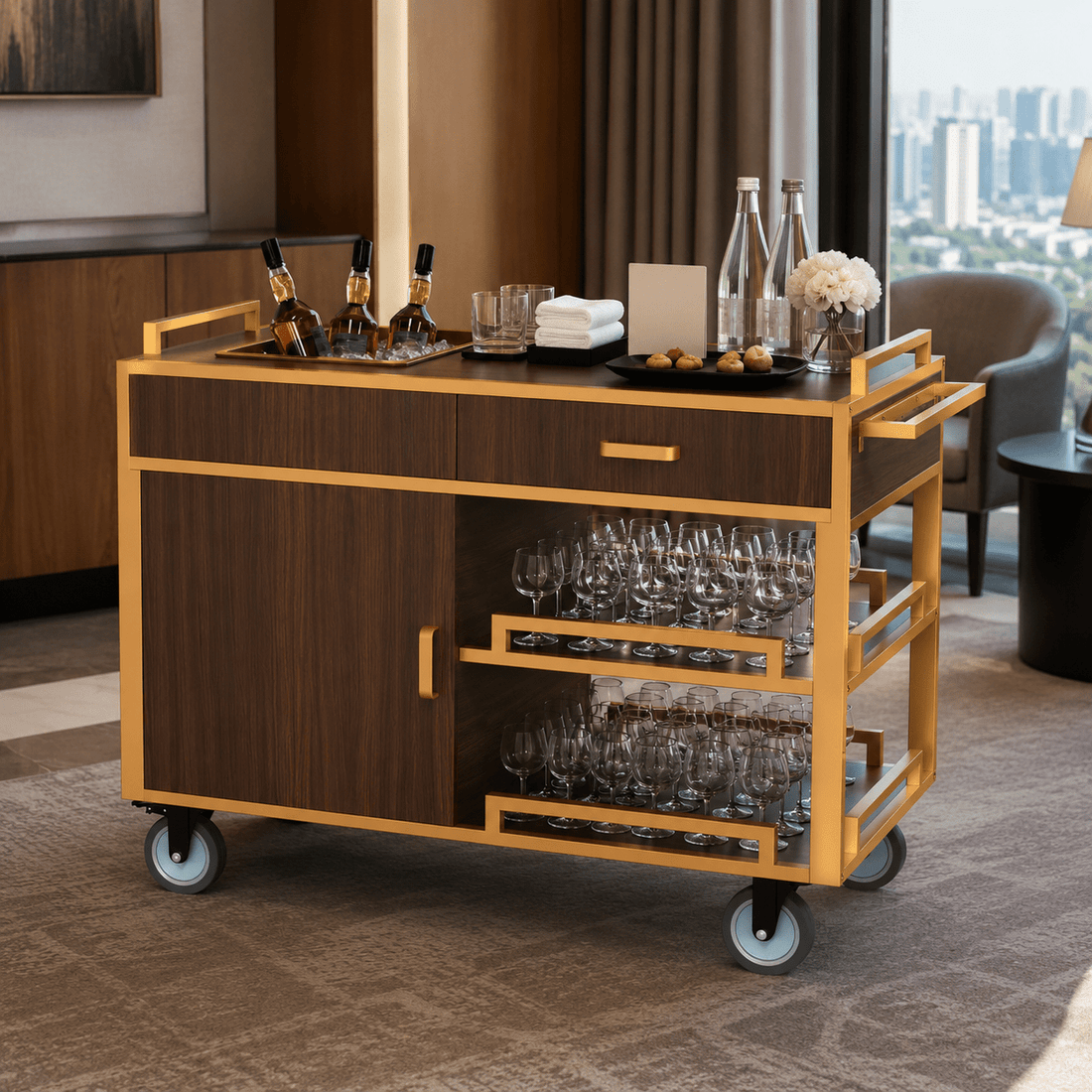 VIP Suite Welcome Cart: 6 Premium Details - CrazyAnt