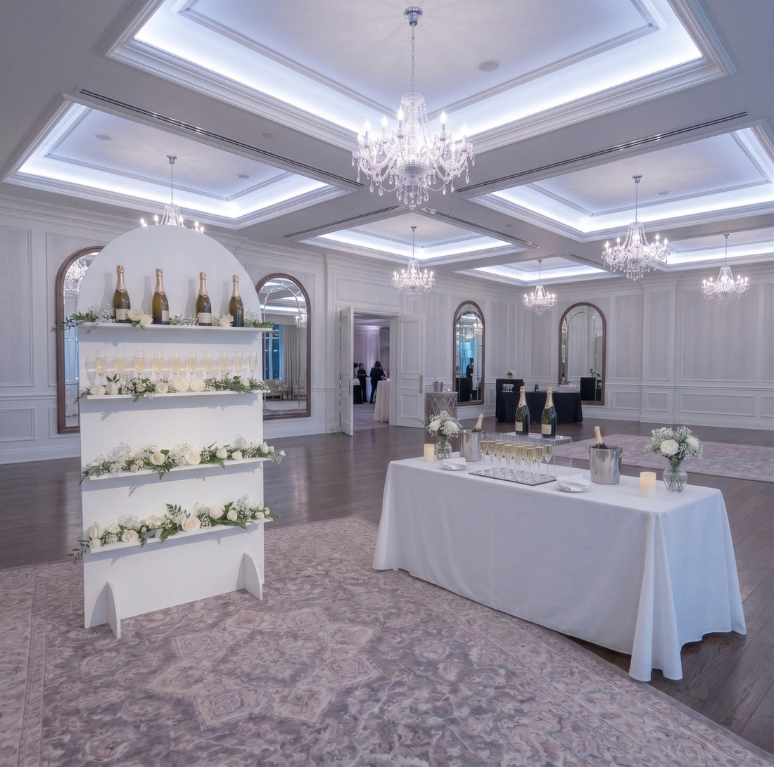Wooden Champagne Rack or Display Table: Which Fits? - CrazyAnt