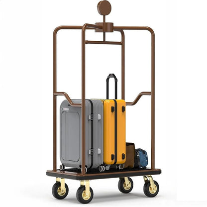 1500 lbs Baggage Cart – Rustproof Steel Frame & 8" Quiet Gold Wheels - CrazyAnt