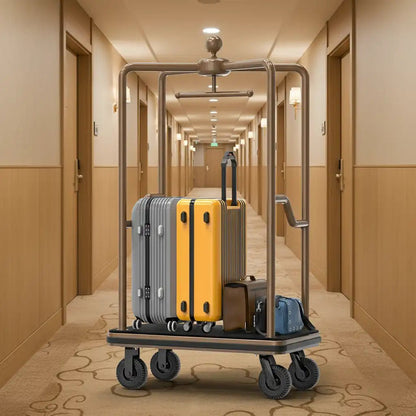 1500 lbs Bellhop Cart – Rustproof Steel Frame & 8" Quiet Wheels - CrazyAnt