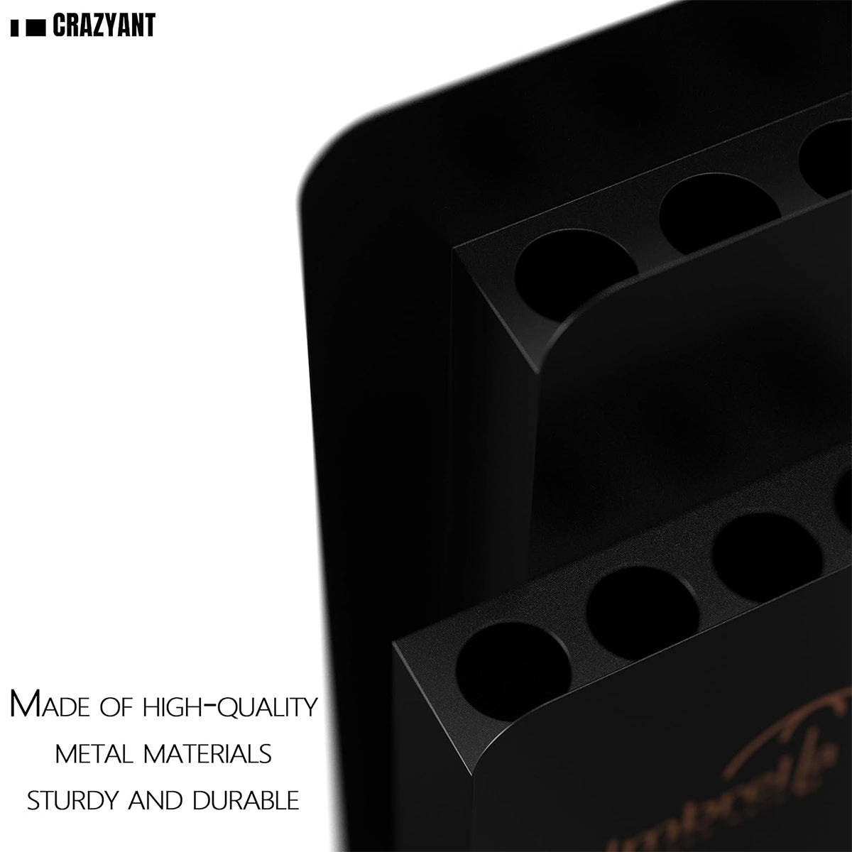 High-quality metal umbrella stand detail showing sturdy durable construction materials suitable for heavy commercial hotel use