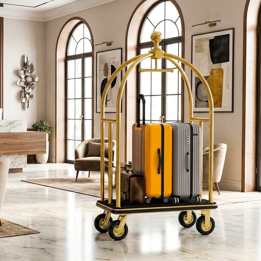 Hotel Bellman Cart 1500 lbs – Birdcage Frame - CrazyAnt