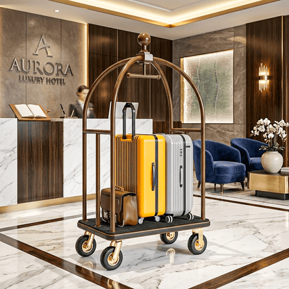 Hotel Bellman Cart 1500 lbs – Birdcage Frame - CrazyAnt