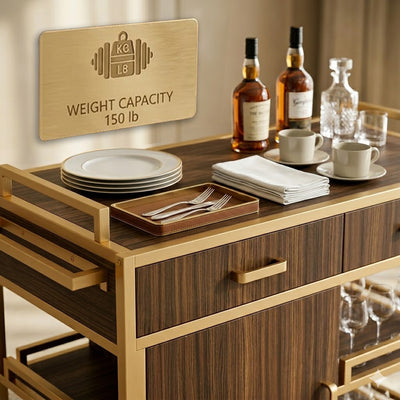capacity-detail.webp
Room service cart with 150 lb capacity detail for hotel restaurant and hospitality service use