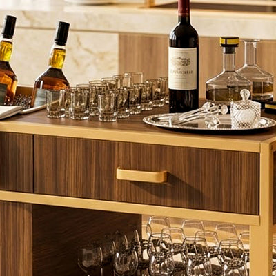 Room service cart with 150 lb capacity detail for hotel restaurant and hospitality service use