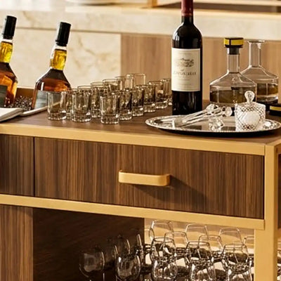 Room service cart with 150 lb capacity detail for hotel restaurant and hospitality service use